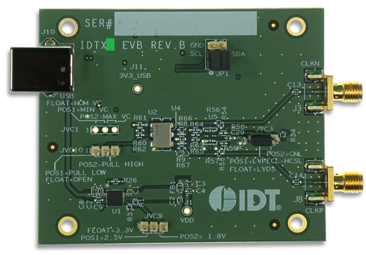XT-EVK - XTファミリ水晶ベースPLL発振器向け評価ボード | Renesas